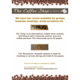 Hold your business meeting at The Coffee Shop at Heaton! 