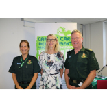 MacMillan CEO visits dedicated SWASFT paramedic teams