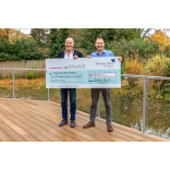 Deck cheque checks in at Princess Alice Hospice @PAHospice
