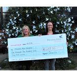 Hospice receives double donation from sporting colleagues @PAHospice #Esher @UKQualco