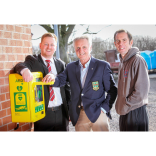 REDROW DONATES TOWARDS DEFBRILATOR IN SANDBACH
