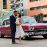 Grease is the word as 1959 pink Cadillac rolls  in to Birmingham