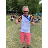 Ride to Victory: Motor Man Celebrates Success at Charity Bike Ride