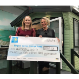 Caravan and motorhome show customers raise £620 for local cancer charity