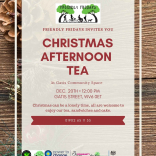  Christmas Afternoon tea At Gatis Community Space  