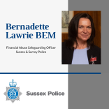 East Sussex Against Scams Partnership – Speaker Bernadette Lawrie BEM