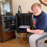 Cannock College student Jack creates 3D mask extenders from home for the NHS 