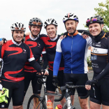  SUTTON COLDFIELD CYCLIST BACKS ST GILES HOSPICE FUNDRAISING EXERCISE CHALLENGE