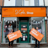 FUNDING BOOST FOR ST GILES HOSPICE AS SHOPS BEGIN TO RE-OPEN