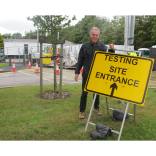 COVID-19 testing site in Cannock 