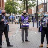 Covid Support Advisors Take to the Streets of Wolverhampton