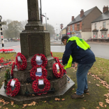 Walsall Lions Club on Remembrance Sunday