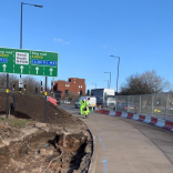 Work begins on new Sprint bus priority measures on the A45 in Birmingham
