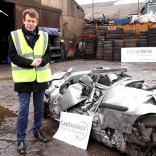 Motorists have their old polluting cars crushed in exchange for £3,000 worth of alternative transport