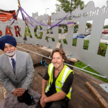 Spectacular backdrop installed for new memorial to Sikh soldiers in Wolverhampton
