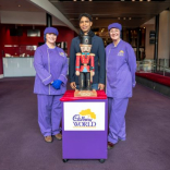 Carlos Acosta unveils Cadbury World’s cracking Christmas chocolate creation