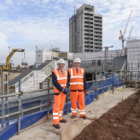 Rapid progress on Perry Barr railway station as roof installed