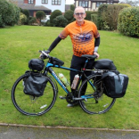Steve gets in saddle for epic 5,000-mile cycle challenge around British coastline for St Giles Hospice