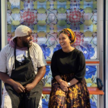 Birmingham community turn bus stops into stained-glass art galleries