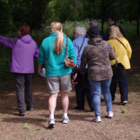 Local Carers charity raises £1,365 running Arlington Bluebell Walk for the first time