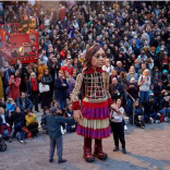 LITTLE AMAL MAKES HER FIRST JOURNEY TO BIRMINGHAM CITY CENTRE MARKING WORLD REFUGEE WEEK PRODUCED BY BIRMINGHAM REP