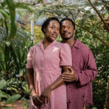 CAST OF WORLD PREMIERE MUSICAL, PLAYBOY OF THE WEST INDIES TRANSPORTED TO TROPICAL CLIMATES AT BIRMINGHAM BOTANICAL GARDENS