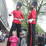 Thousands fill town centre for coronation party