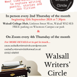 Save The Date!  Update From Walsall Writers` Circle