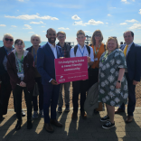 Eastbourne Carers Meet MP Josh Babarinde on Brighton i360