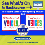 Eastbourne & Hailsham Voices Pop Choir talks to Shaun Crowhurst at Radio DGH
