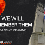 Road closure order for Remembrance Day parades