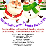 Willenhall Carnival Santa Fun Run 2025