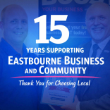 15 Years Supporting Local Businesses in Eastbourne