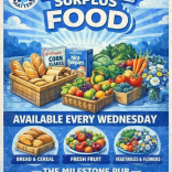 Free Fresh & Surplus Food Available 
