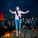 Fearless St Wilfrid’s fundraisers walk on hot coals
