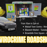 EnviroCrime trailer out in Walsall to help tackle fly-tipping