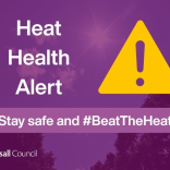 Warm weather advice for Walsall residents