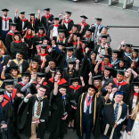 Higher education graduates celebrate success