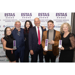 Adams & Jones Win 3 x ESTA Customer Service Awards