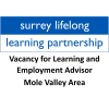 Vacancy for Learning and Employment Advisor with Surrey Lifelong Learning Partnership – Mole Valley Area