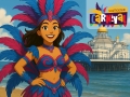 Tess Sparks celebrating Eastbourne Carnival for Days Out and Attractions in Eastbourne