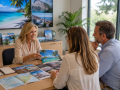 Independent travel consultant helping clients plan a tailor-made holiday