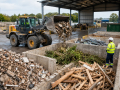 Professional Trade Waste Disposal in Eastbourne with commercial waste being sorted for recycling at a licensed waste transfer facility.