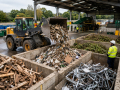 Professional Waste Disposal in Eastbourne with waste being sorted for recycling at a licensed transfer facility.