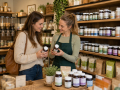Natural Health Food Supplements in Eastbourne displayed in an independent health food store with expert advice available.