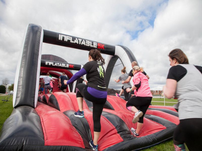 Inflatable 5k Obstacle Course Run