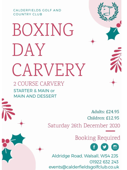 Boxing Day Carvery