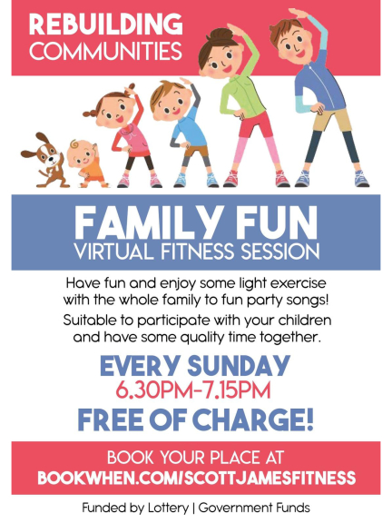 Family Fun Virtual Fitness Session with Darlaston All Active!