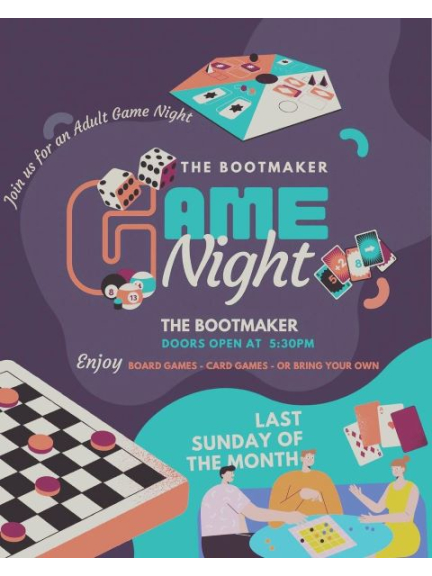 Board Games Night @The Bootmaker!