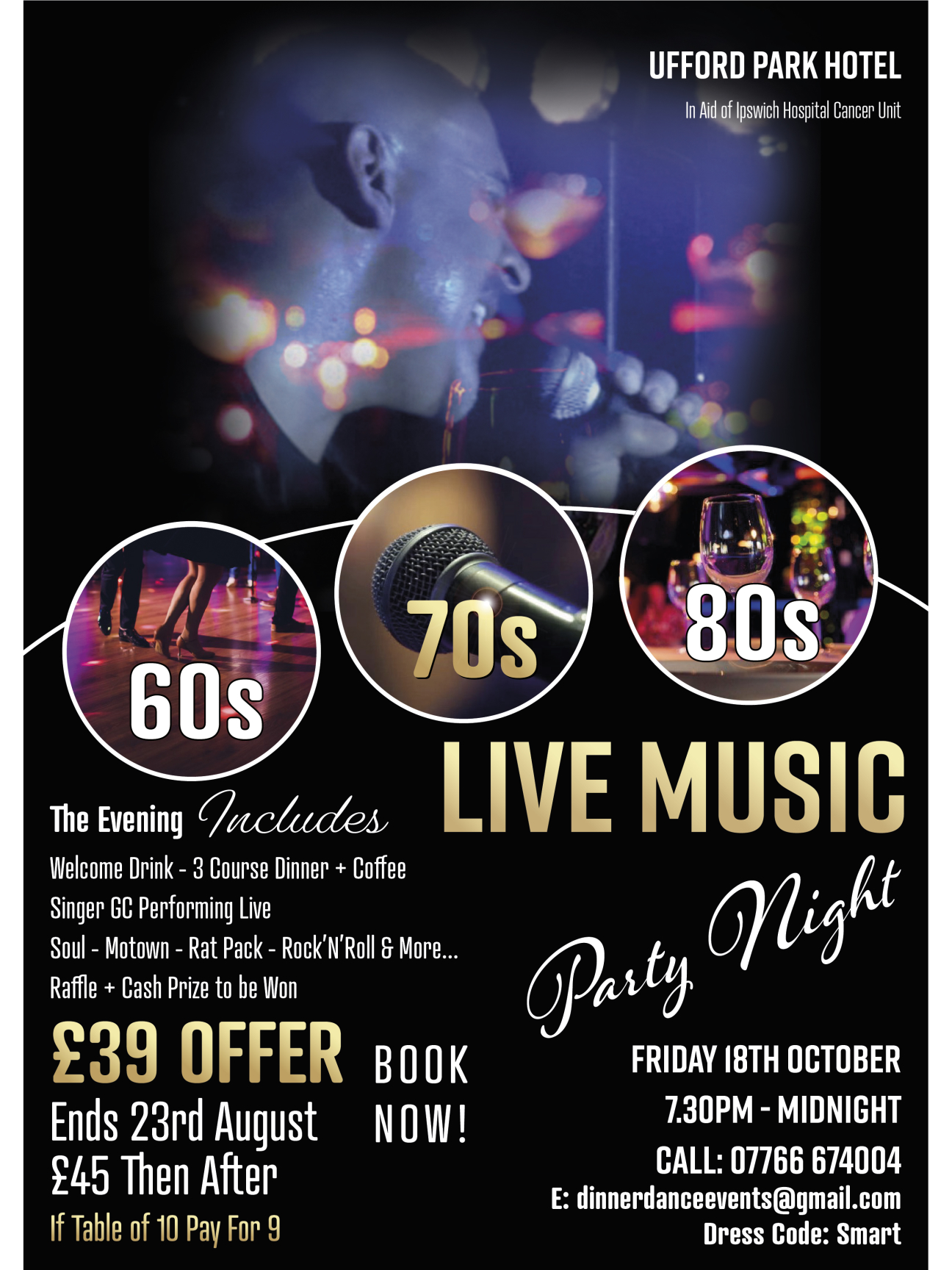 60s 70s 80s Live Music Party Night
